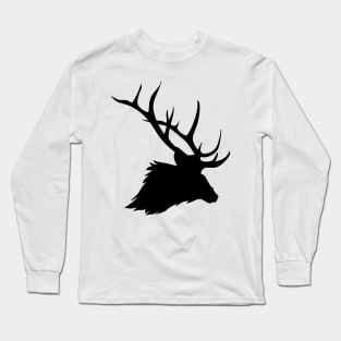 Elk Head Long Sleeve T-Shirt